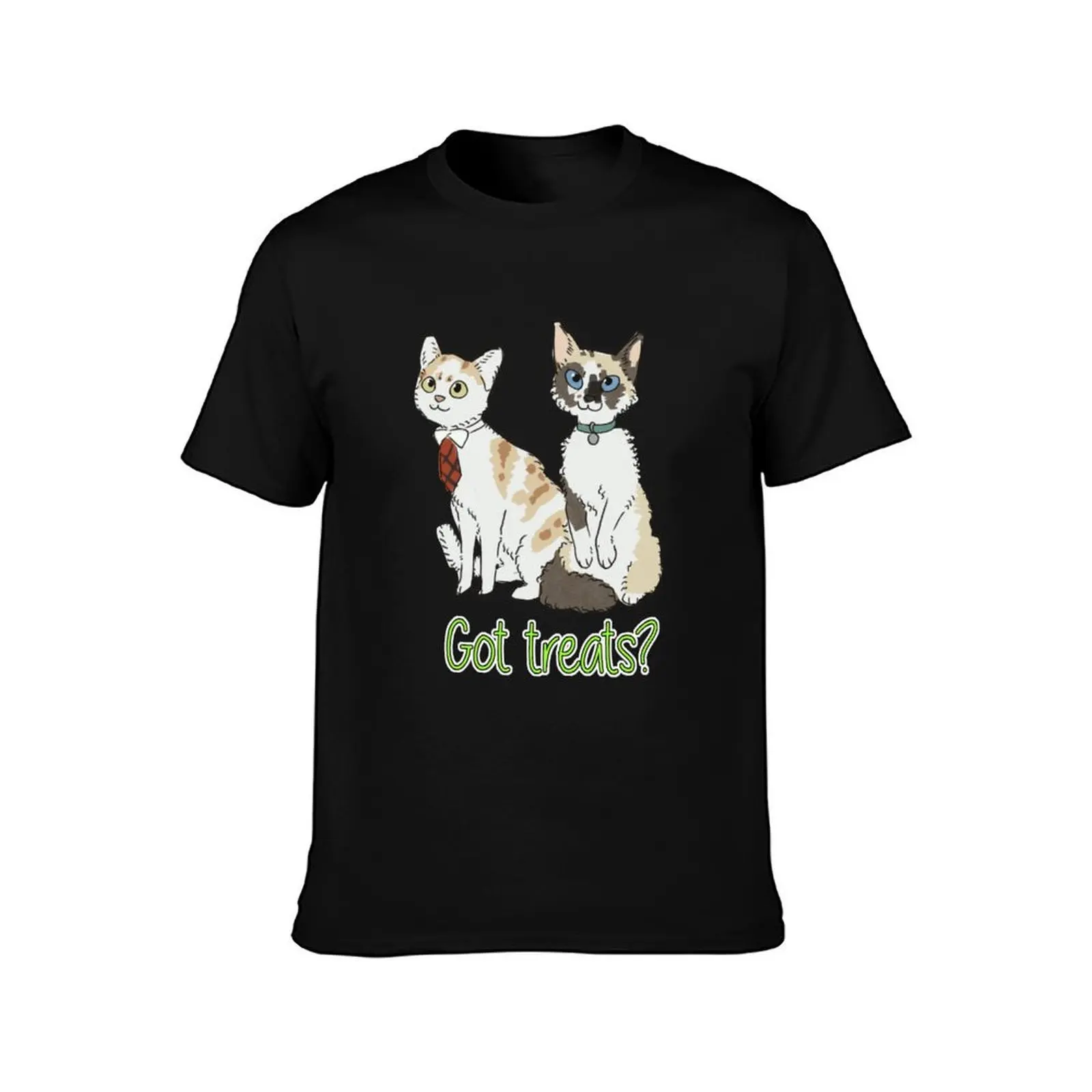 Got treats? (Devon rex) T-Shirt Big Size Crew Neck T-Shirt