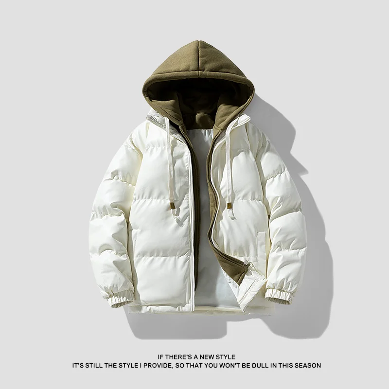 

Парки, зимнее ветрозащитное теплое пальто с капюшоном, повседневная одежда для пар, модная брендовая верхняя одежда, высококачественная толстая хлопковая куртка для мужчин