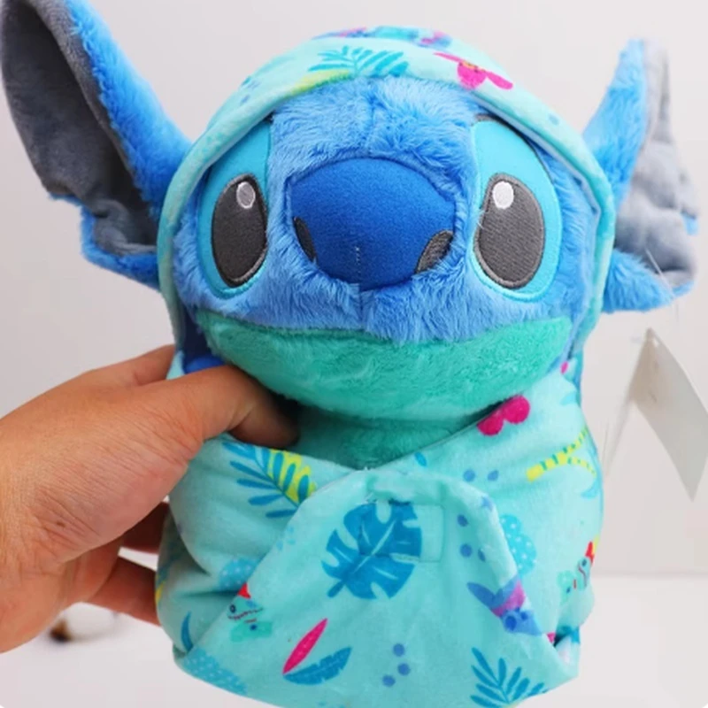 

Игрушечная кукла Disney Kawaii Stitch плюшевая Лило и Стич мультяшная Милая Лило и Стич Аниме Пижама кукла Фигурка Подушка Декор для комнаты детский подарок