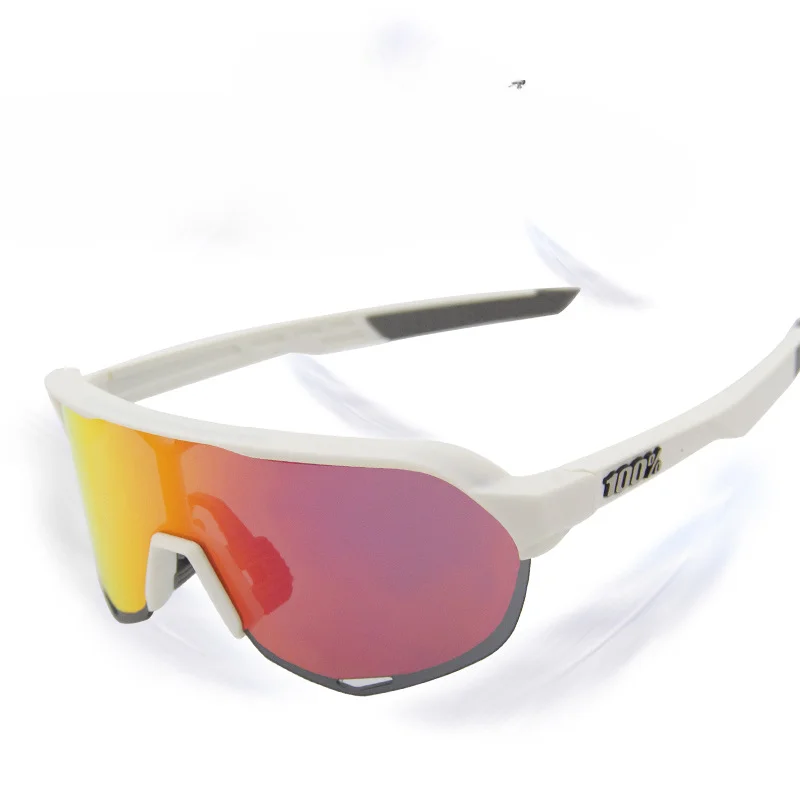 S2 Windproof Cycling Glasses para homens e mulheres, Óculos para esportes ao ar livre, Mountain Road Bike, Óculos de areia, 100 Óculos