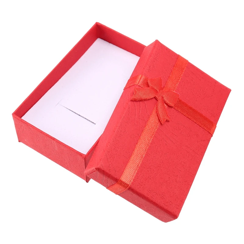 

Браслет12 шт., бумажные подарочные коробки для ювелирных изделий, кольца для демонстрации ювелирных изделий, маленькие часы, ожерелья