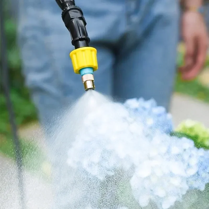 بخاخ كهربائي يعمل بالبطارية، بخاخ حديقة، فوهة رذاذ دقيقة، عصا بخاخ حديقة تعمل بالبطارية مع فوهتين #3