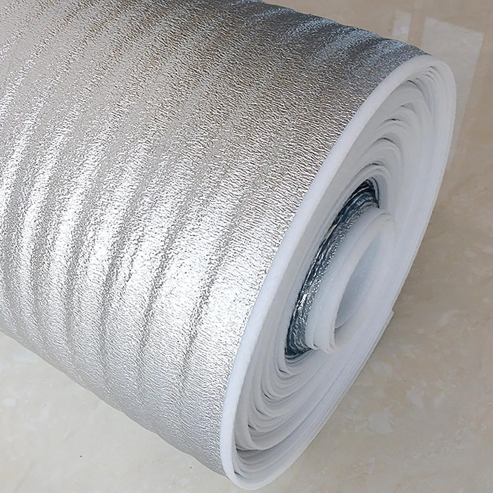 1 Roll Winter Warm Keeper Radiator Reflective Film Wall Thermal Insulation Film Aluminum Foil Thermal Film 5/10MX0.5/0.4/0.3M 