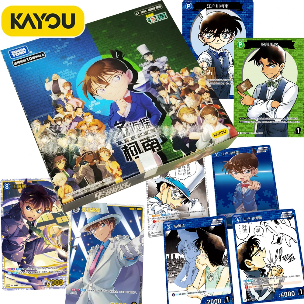 

KAYOU Original Detective Conan Collection Cards Kuroba Kaito Hattori Heiji Anime Ultimate Expansion Pack TCG Cards Festival Gift