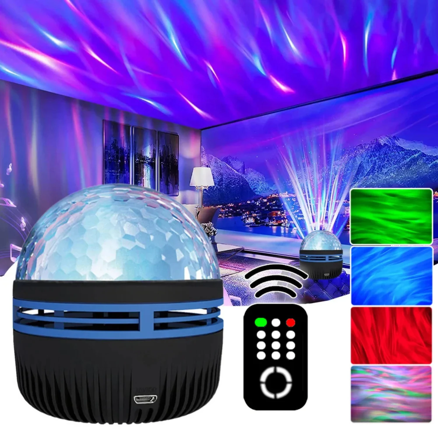 al experience with the captivating Mini Aurora Projector Light - Transform your space into a magical wonderland with the mesmeri