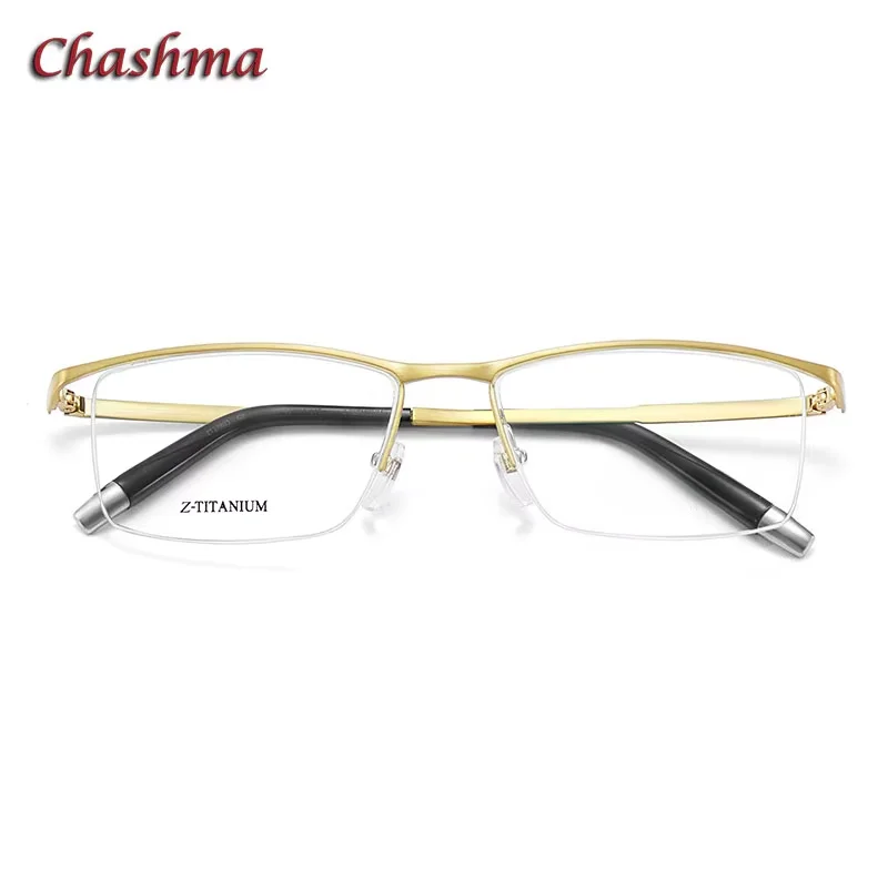 Chashma 147 mm Wide Gentlemen Pure Titanium Top Quality Men Eyewear Elegant Glasses Frame Flexible Light Eyeglass Spectacles