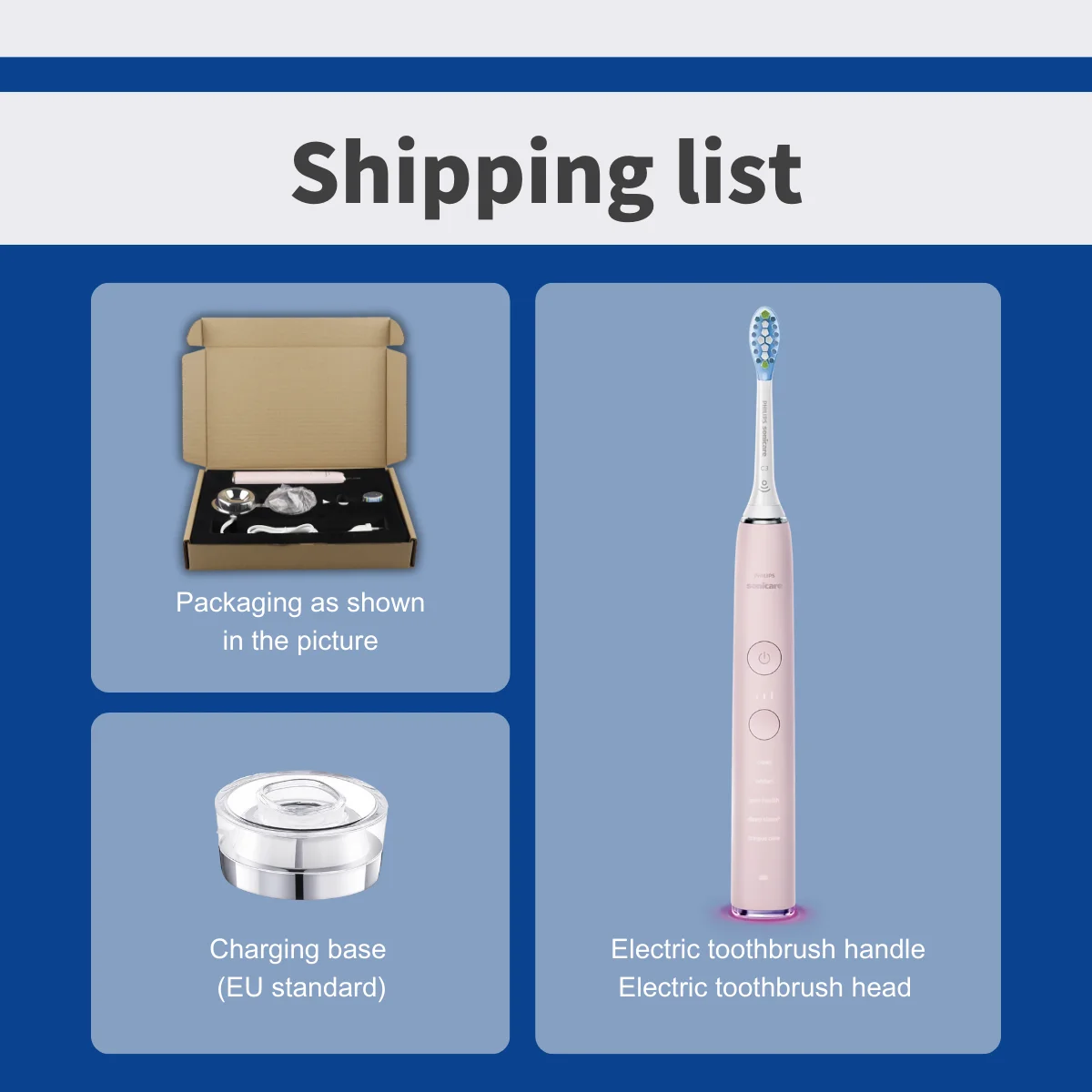 Philips Electric toothbrush Sonicare DiamondClean Smart HX9924, Pink