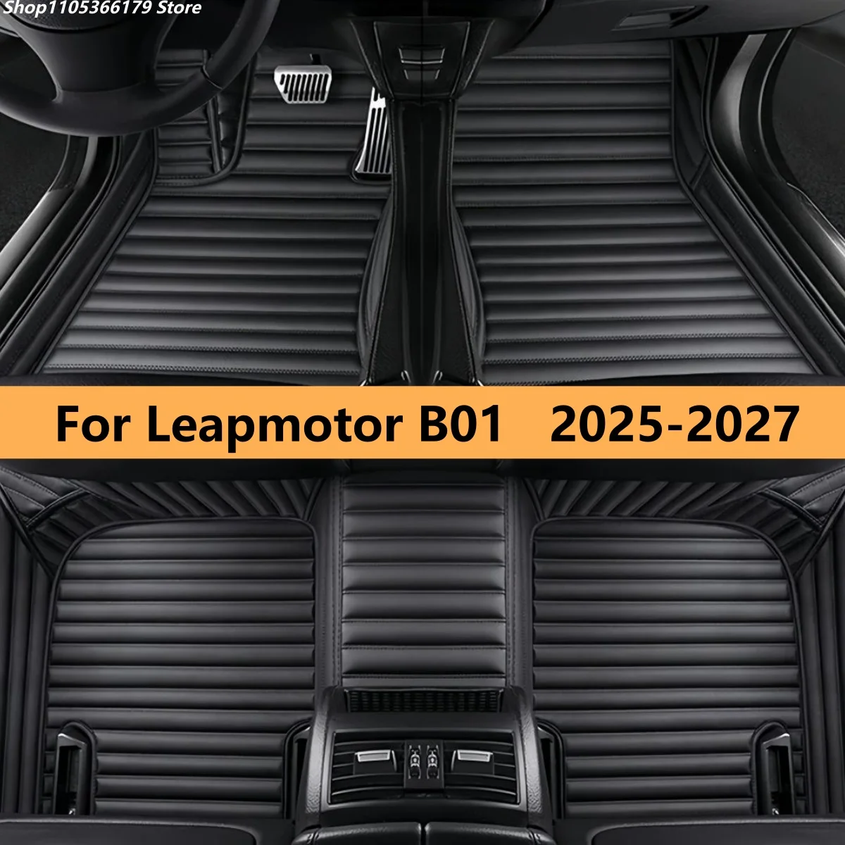 

Custom Car Floor Mats Fit For Leapmotor B01 2025 2026 2027 Auto full set carpet pads leather foot mat rugs