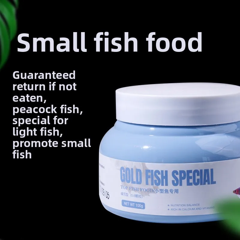 Fotografia 3: Xuange Premium Nano Fish Food Proteína de inseto enrugadas com espirulina para bocas delicadas adequadas para Celestial Pearl Danio