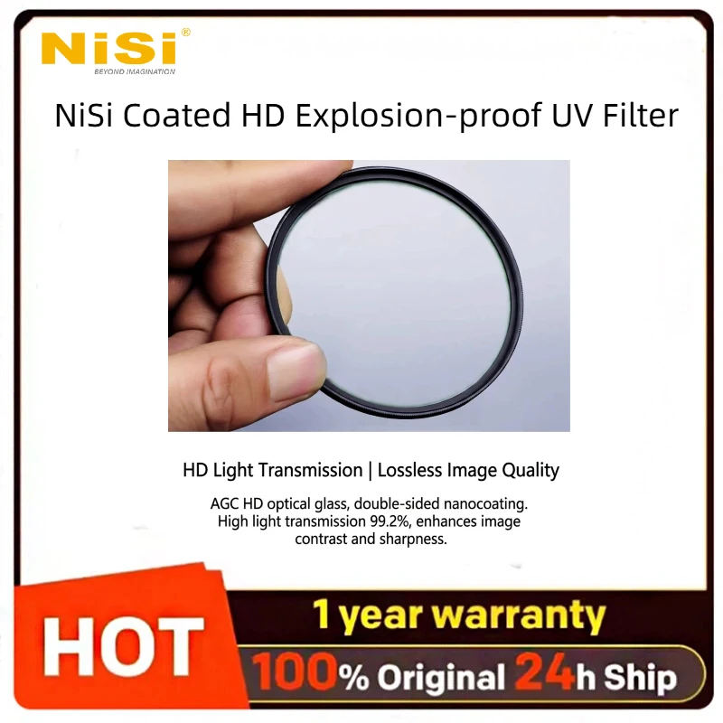 NiSi HD UV Filter – Lossless Image Quality, Double-Sided Nanocoating