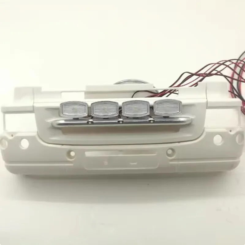 

Metal Aluminum Alloy Front Head Intake Led Spotlight For 1/14 Tamiya RC Truck 56360 For Volvo 56323 Scania