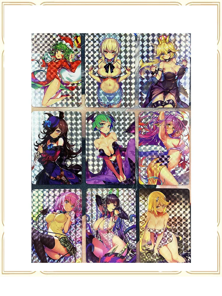 ACG Anime Homemade Flash Card ONE PIECE Dragon Ball Tatsumaki Shen He Collection Art Card Christmas Birthday Present