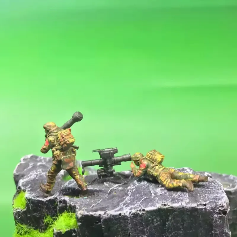 Nieuwe 1:64 Model Scène van Chinese Volksbevrijding Leger Zware Machinegeweer Artillerie Actiefiguren DIY Scène Accessoire Display