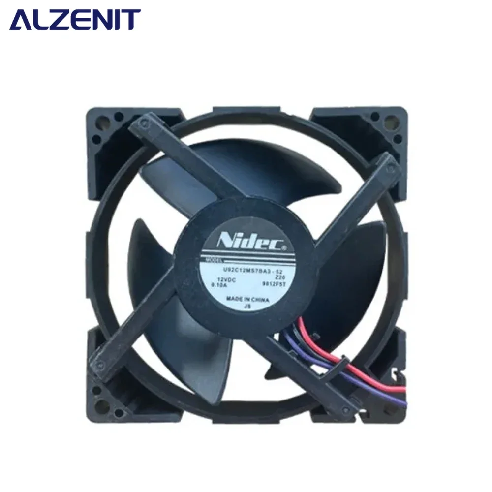 New Cooling Fan For Midea Refrigerator U92C12MS7BA3-52Z20 9.2CM 12V 0.1A Fridge Radiator Freezer Parts Replacement