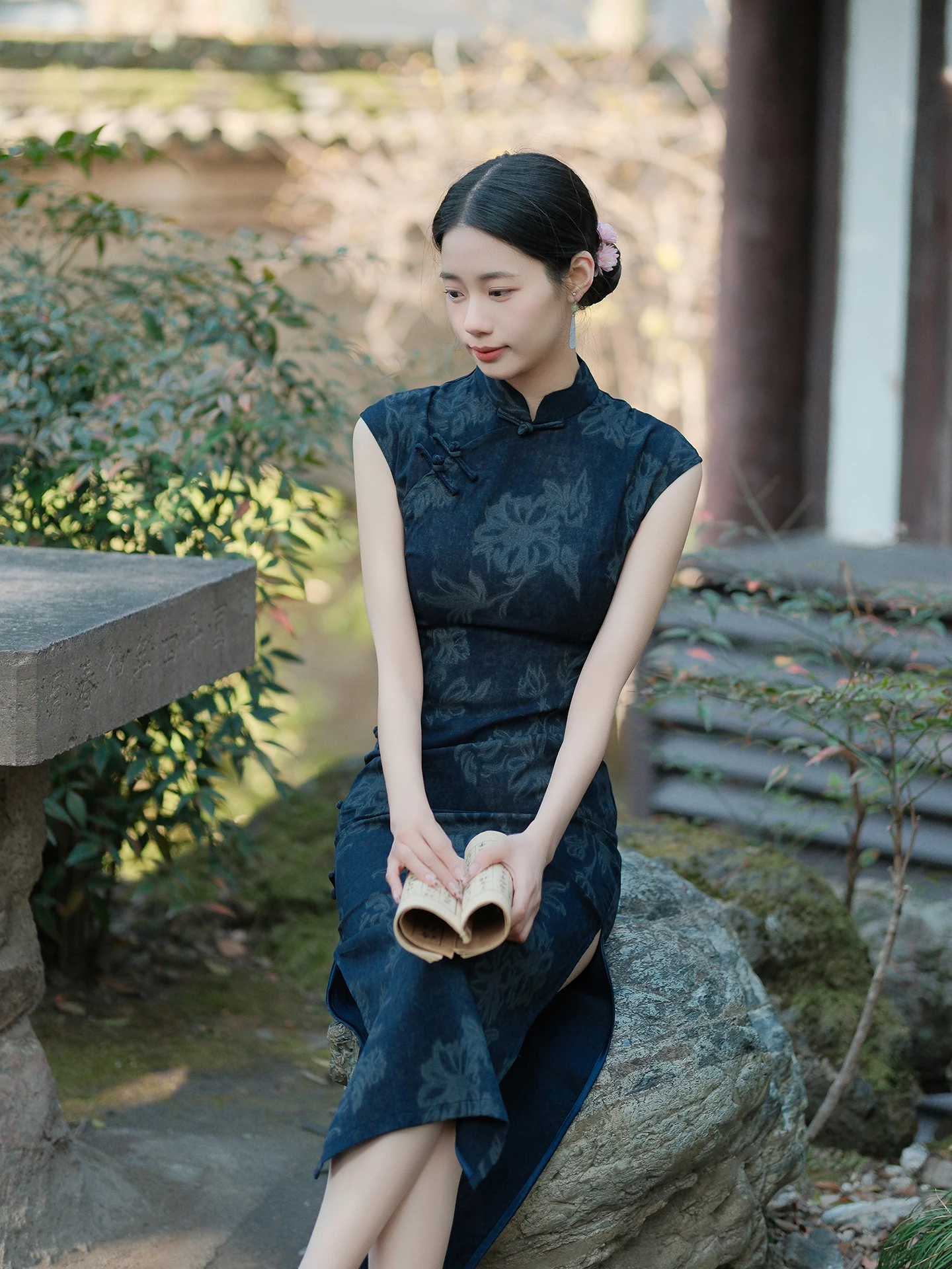 

Jiangnan Floing | Retro Print Improved New Chinese Sle 2026 New Summer Svel Small Size Daily Republic Sle