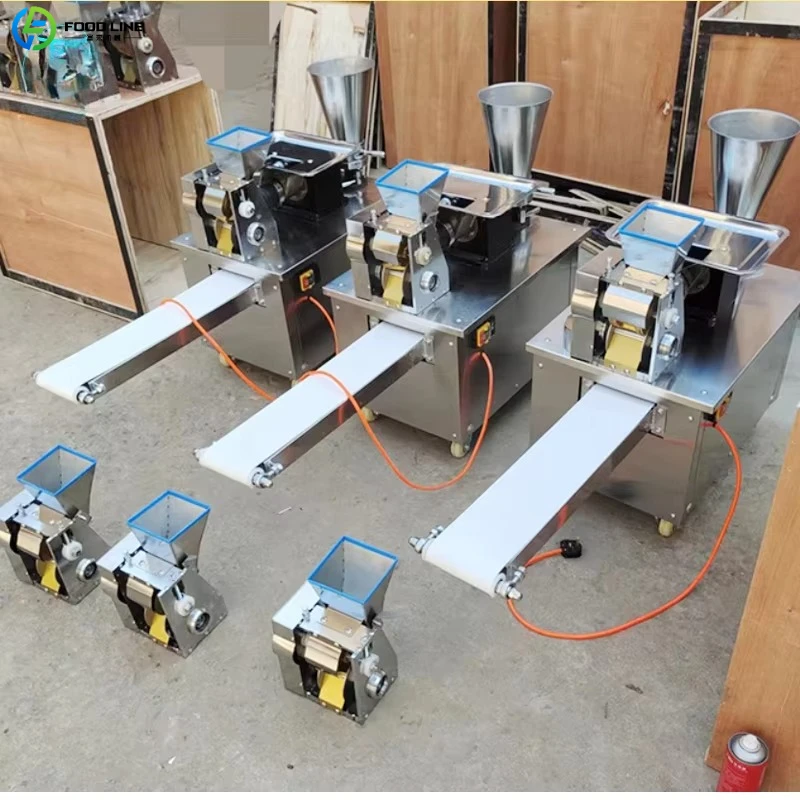 Automatic Momo Making Machine Commercial Dough Press Wrapper Forming Filling Sealer Equipment for Restaurant Frozen Food Plant