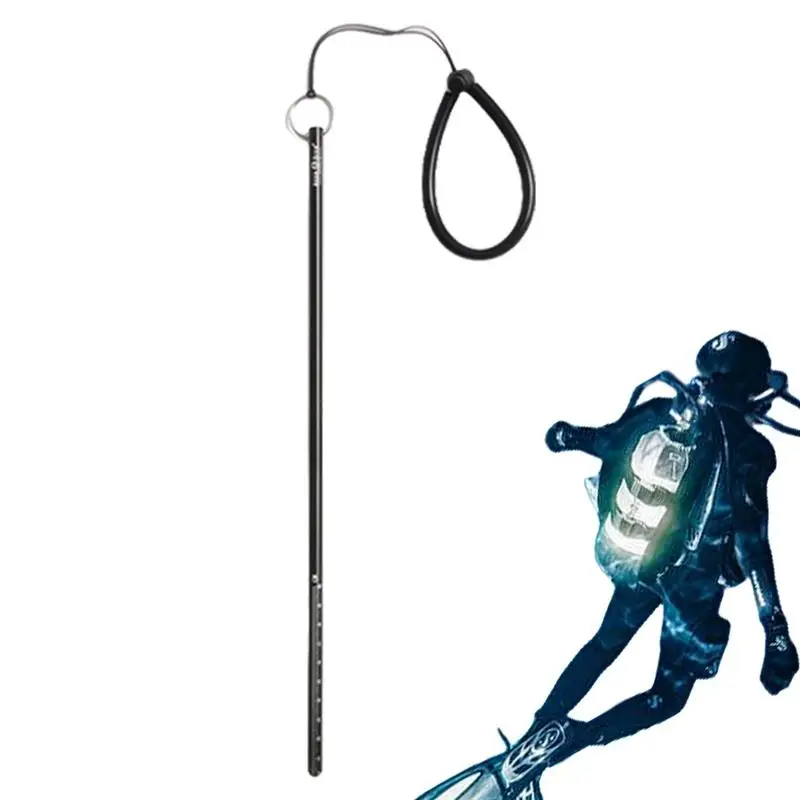 

Diving Noise Maker Multipurpose Diving Stick Rod Scuba Diving Gear Lobster Stick Pointer Rod Scuba Accessories With Wrist Strap