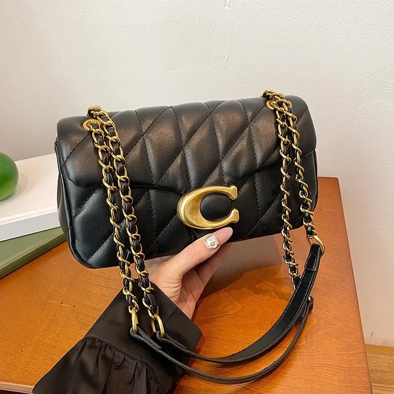 Advanced Chain Diamond Grid Bag, High-quality Women's Small Bag, Fragrant Style Crossbody Bag, New Bag, Shoulder Bag