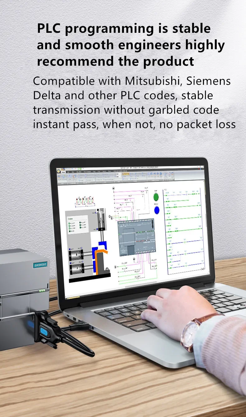 DTECH USB-RS232 DB9 ПВХ-оболочка Видео последовательные кабели Адаптер Кабель принтера 1,5 м