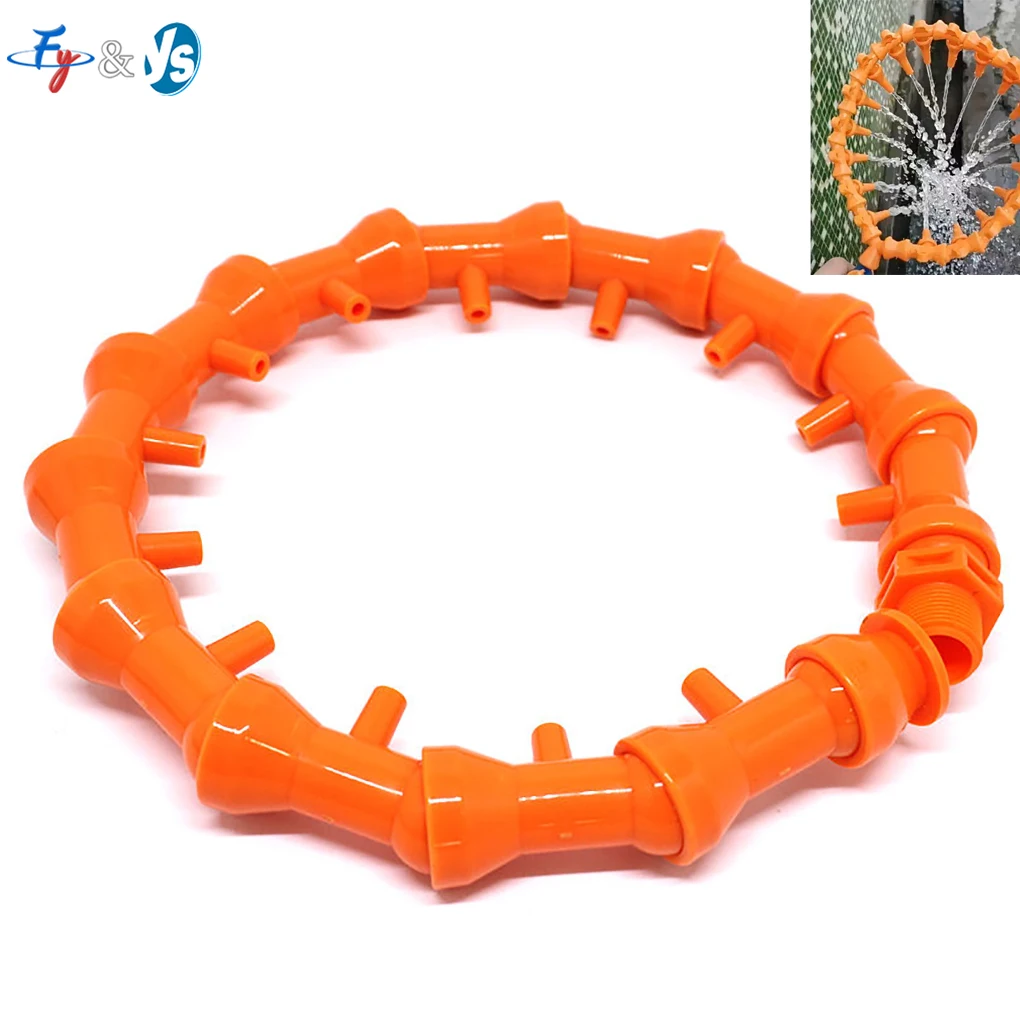 Premium CNC Machine Tool Coolant Hose, Flexible Adjustable Plastic Circular Rotating Nozzle for Lathe and Milling Machine