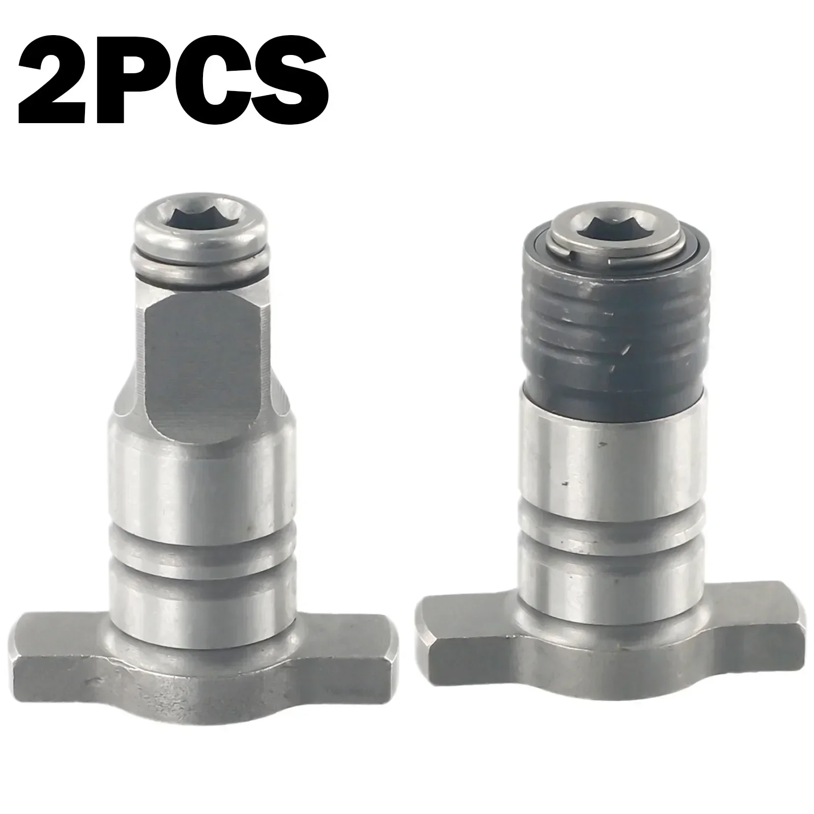 2pcs 18V Electric Brushless  Wrench Axle Screw Bearing Accessories 1/4'' Hex Adapter Electric Wrench Screwdriver Shaft