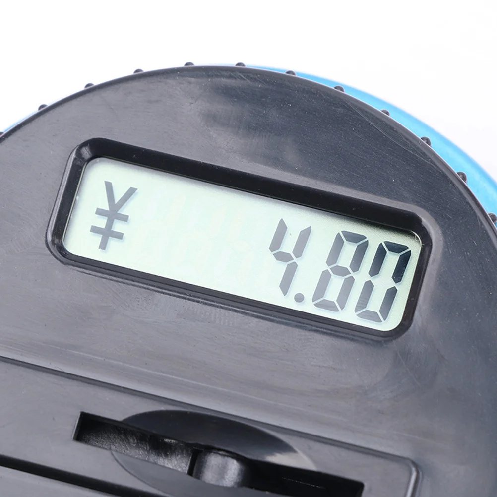 1個の透明なデジタルコインバンク貯金箱、自動計数と人民元識別機能付き、子供向けの大容量貯金箱