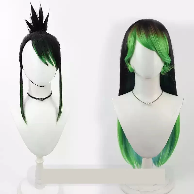 

2 Types NIJISANJI Virtual YouTube Hanabatake Chaika Cosplay Wig Halloween Carnival Party Prop Synthetic Hair Heat Resistant