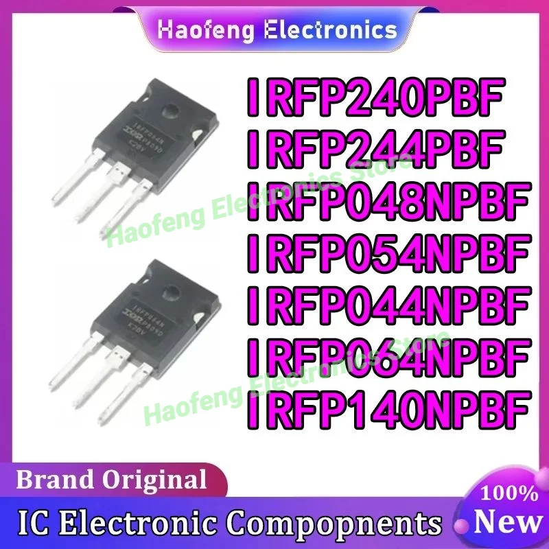 10PCS IRFP044NPBF IRFP048NPBF IRFP054NPBF IRFP064NPBF IRFP140NPBF IRFP240PBF IRFP244PBF IRFP IC TO-247-3 ในสต็อกแหล่งกําเนิดสินค้าใหม่