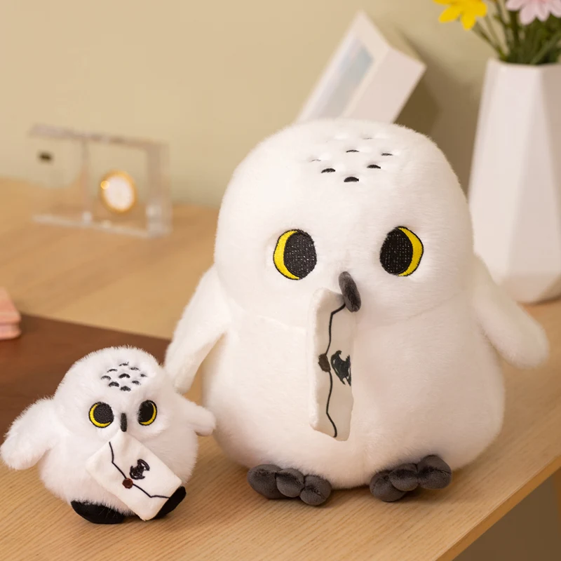 10cm Standing Shoulder Owl Plush 23cm Owl Doll Chubby Pillow Big Eyes Cute Doll Christmas Gifts