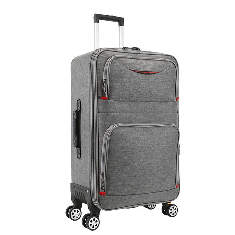 Oxford Rolling Luggage Retro Travel Suitcase On Wheels 18’’20’’22’’24’’26Inch Rolling Luggage Case Multifunctional