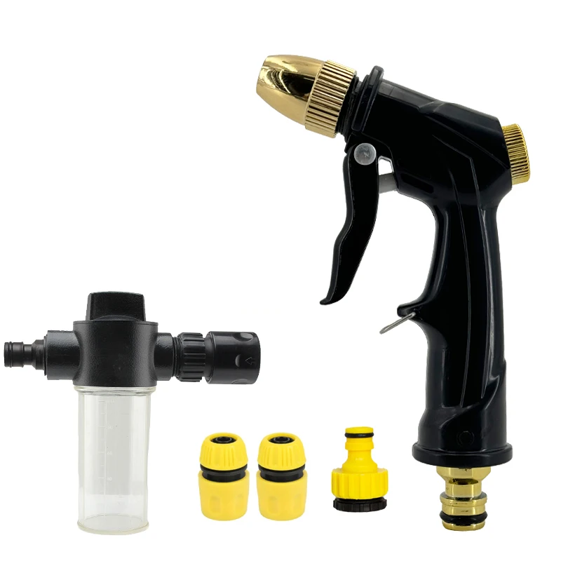 

2026 High Pressure Spray Water Gun Washing Garden Watering Hose Nozzle Sprinkler Car Cleaning Wash Tool Kits Auto Washer Guns
