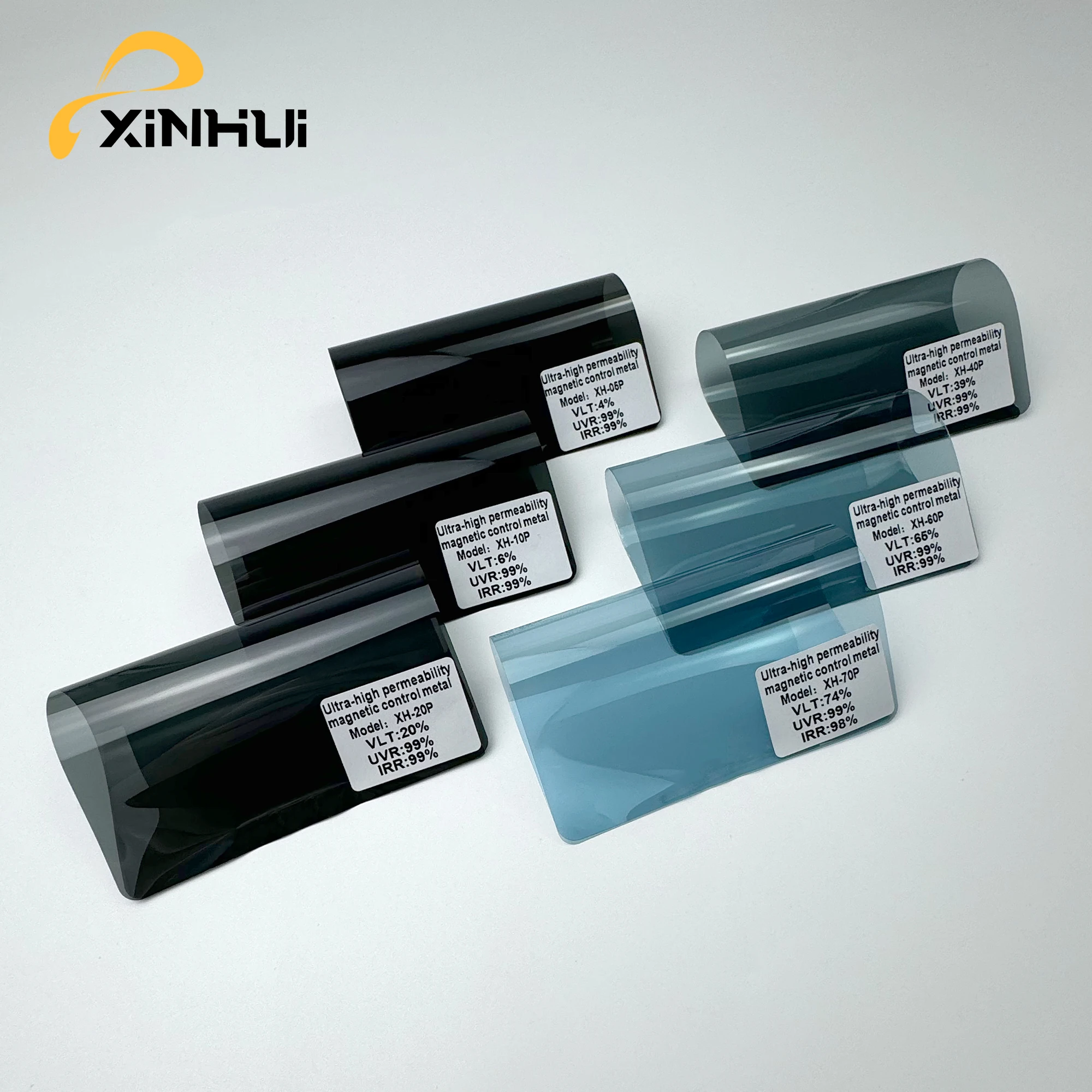 2ply 99% IRR رفض الحرارة UV 400 نانو السيراميك الشمس كتلة نافذة الفيلم 100% UVR السيارات الشمسية فيلم نافذة فيلم سيارة تينت