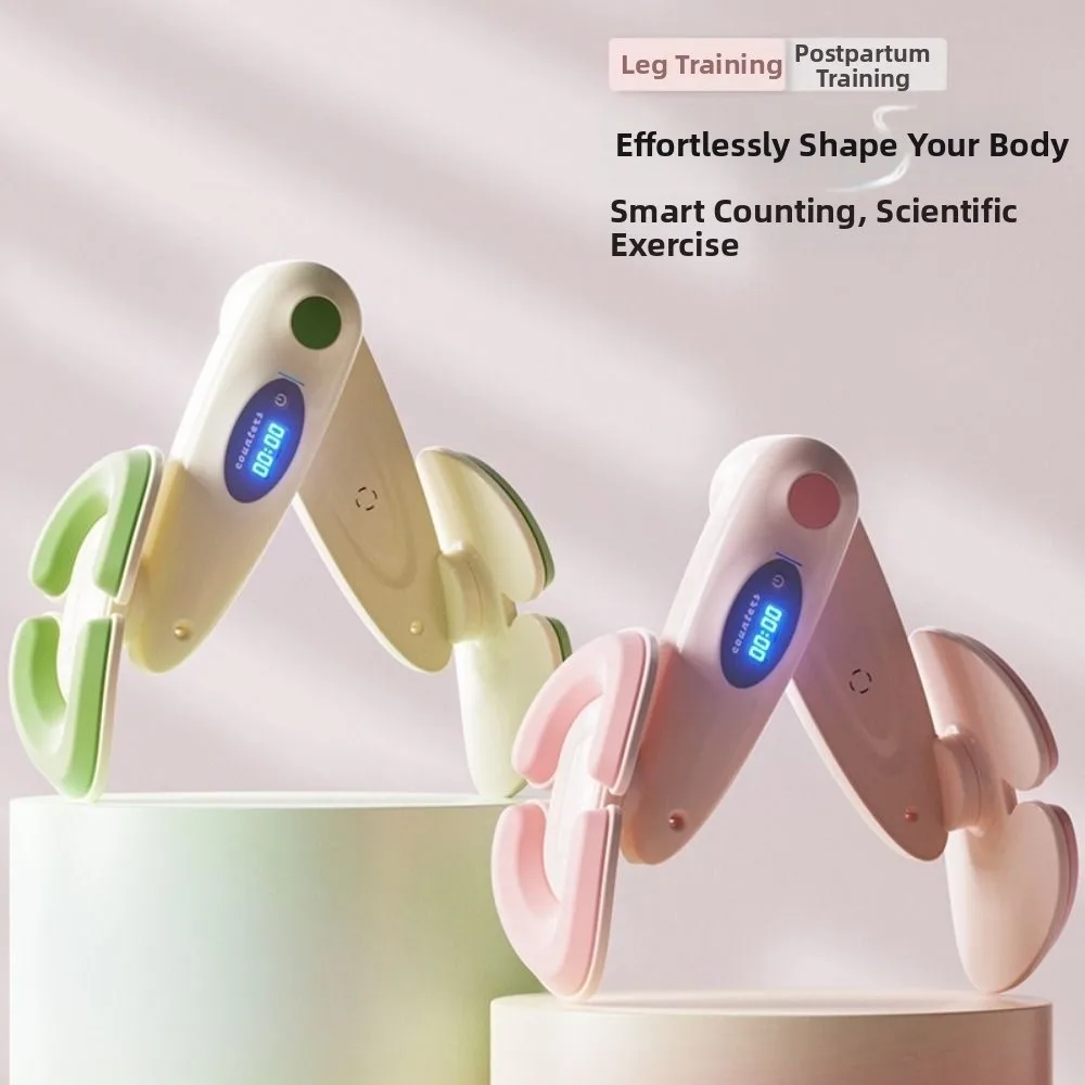 Strength Adjustable Pelvic Floor Trainer Digital Counter 360 Degree Rotation Thigh Master Non-Slip Multifunctional