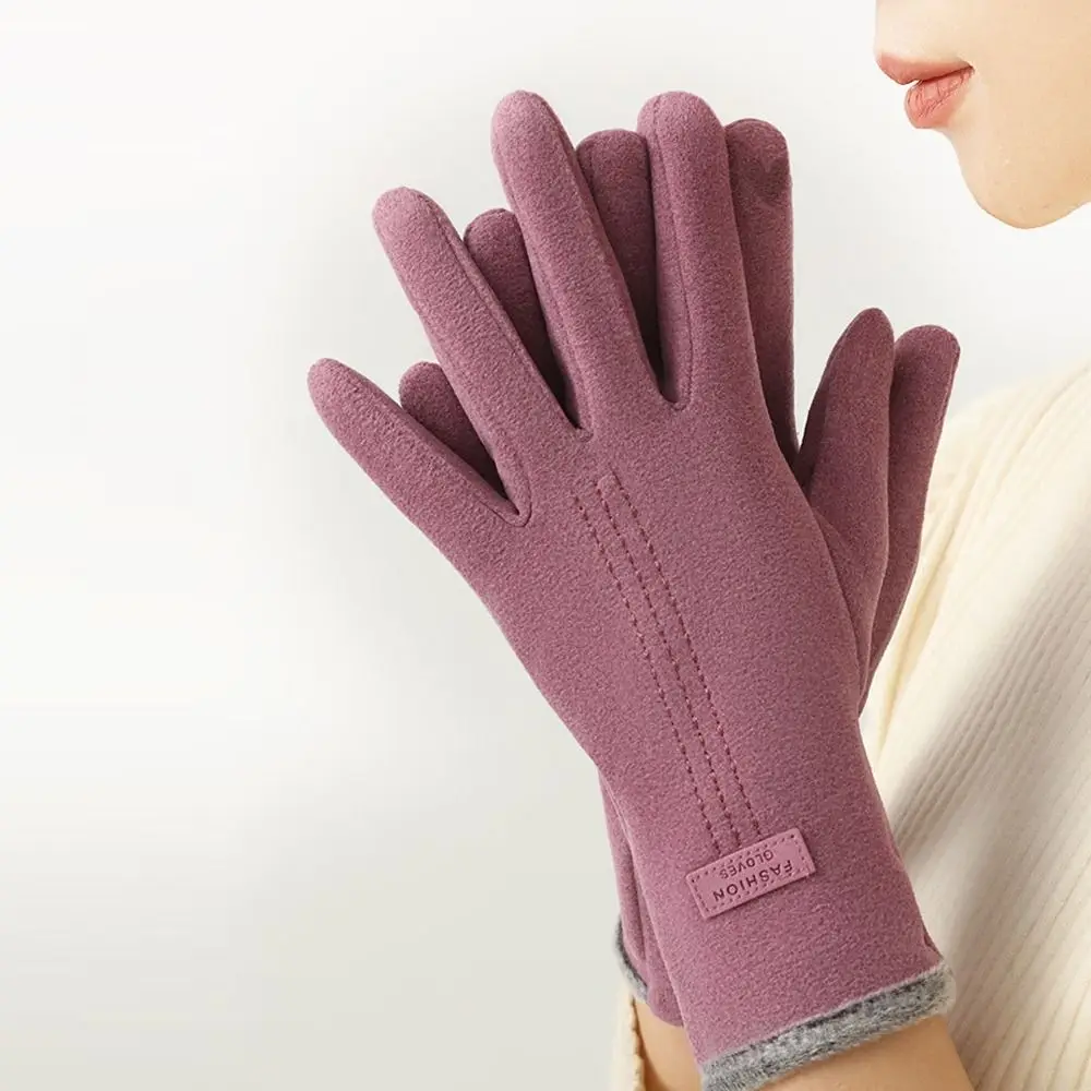 Hochwertige Herbst-Winter handschuhe verdickt Outdoor-Sport warme Handschuhe Anti-Rutsch-Touchscreen-Reit handschuhe für Frauen