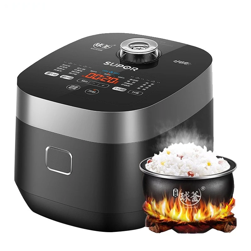 SUPOR 4L Rice Cooker Household Smart Electric Rice Cooker Uncoated Healthy Kitchen Cooker Porridge Soup Cooker for 2-8 Person