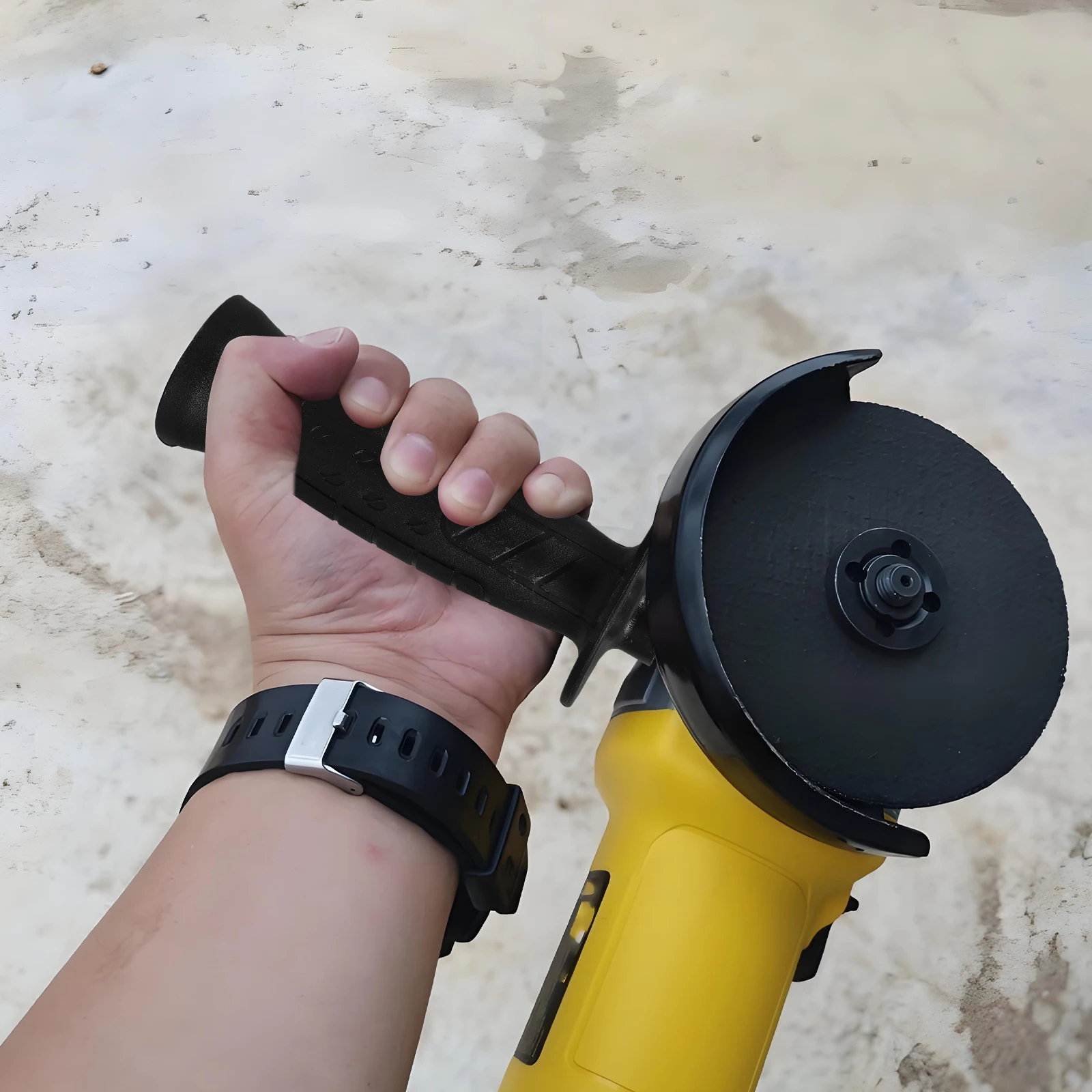 

2 Pcs Angle Grinder Handle Auxiliary Black Accessories Side Attachment for Grinders