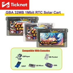 For GBA RTC Cartridge Rewritable 32MB 1Mbit Flash Card For GBA SP/GBP/GBM Game Burning Card