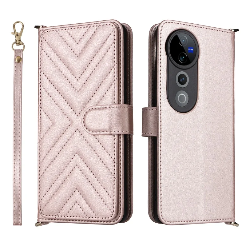 

For Vivo S19 Pro magnetic mobile phone case high -end skin -friendly multi -function wallet Vivo S19 Pro/V40/V40Pro protect Case