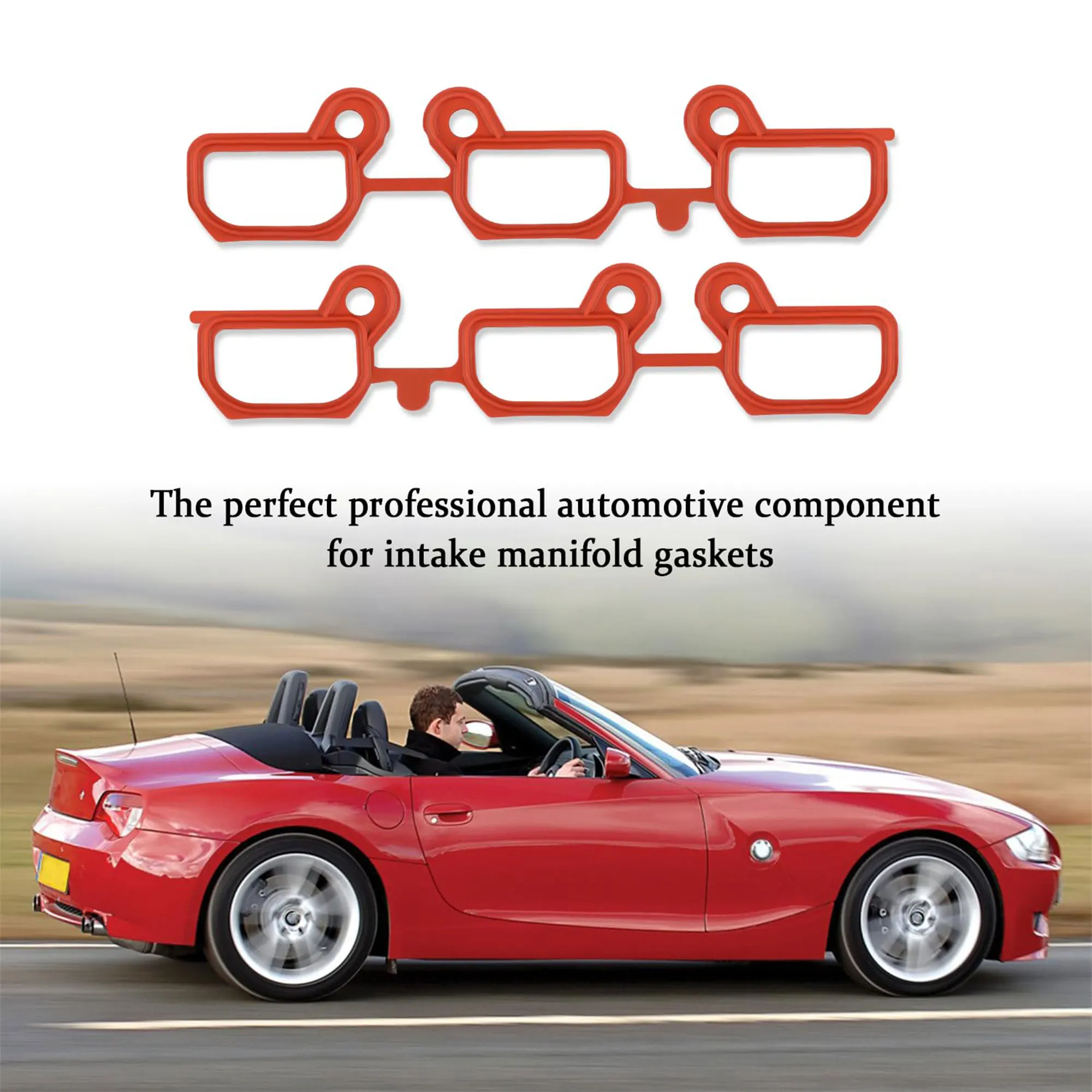 11611436631 Intake Manifold Gasket Set For BMW E46 E39 E60 X3 X5 Z3 Z4 M52TU M54 2.5L 2.8L 3.0L 1999-2006 view 4