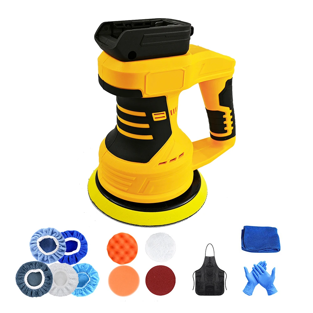 8ギア150MM電動カーポリッシャー、自動研磨ワックスパワーツール、研磨錆除去機、マキタ18Vバッテリーピン用