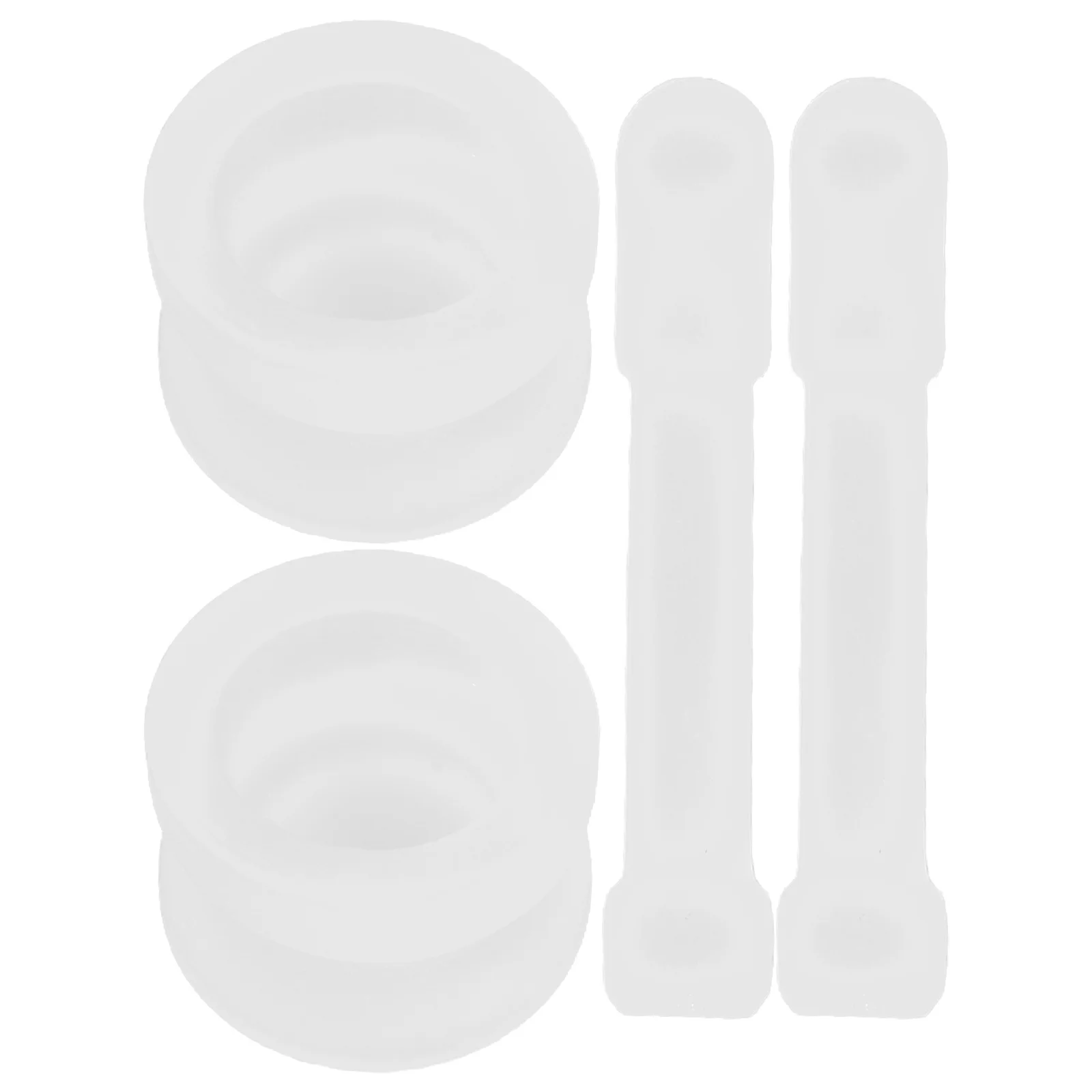 

2Sets Small Glass Mortar and Pestle Grinder Bowl Clear Pharmacy Medicine Spice Crusher Garlic Mixing Tool Mortar and Pestle