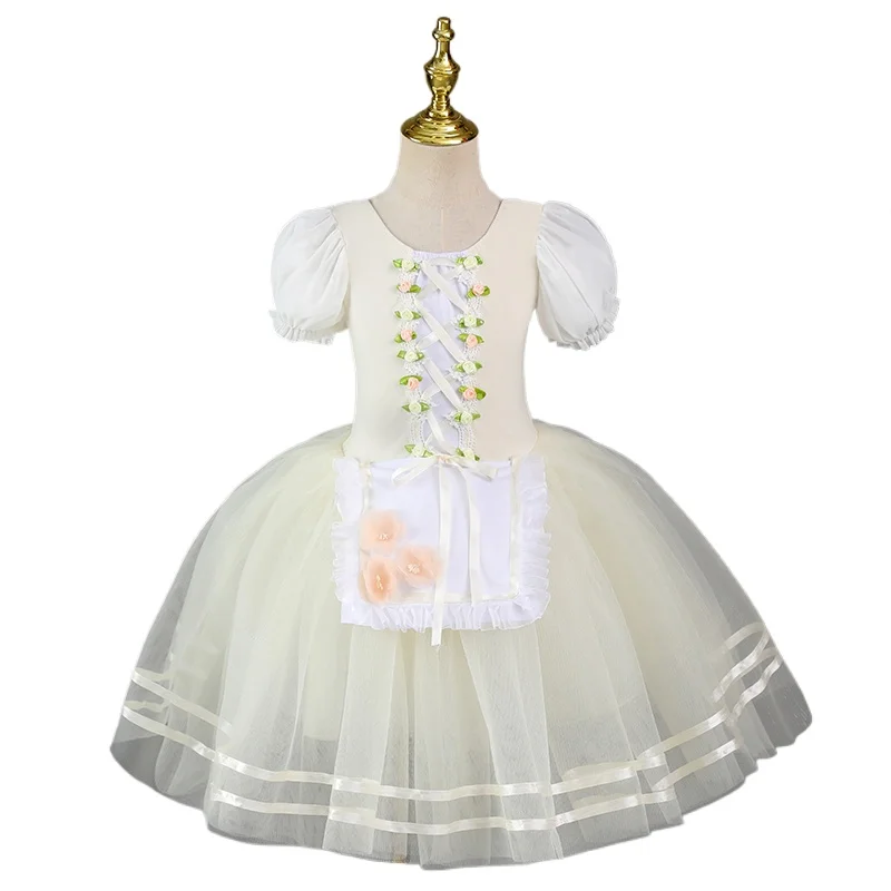 

Giselle Variation Ballet Tutu Performance Long Dress Princess Dance Dress Party Dress Girl BalletCostume ballet outfit for girls