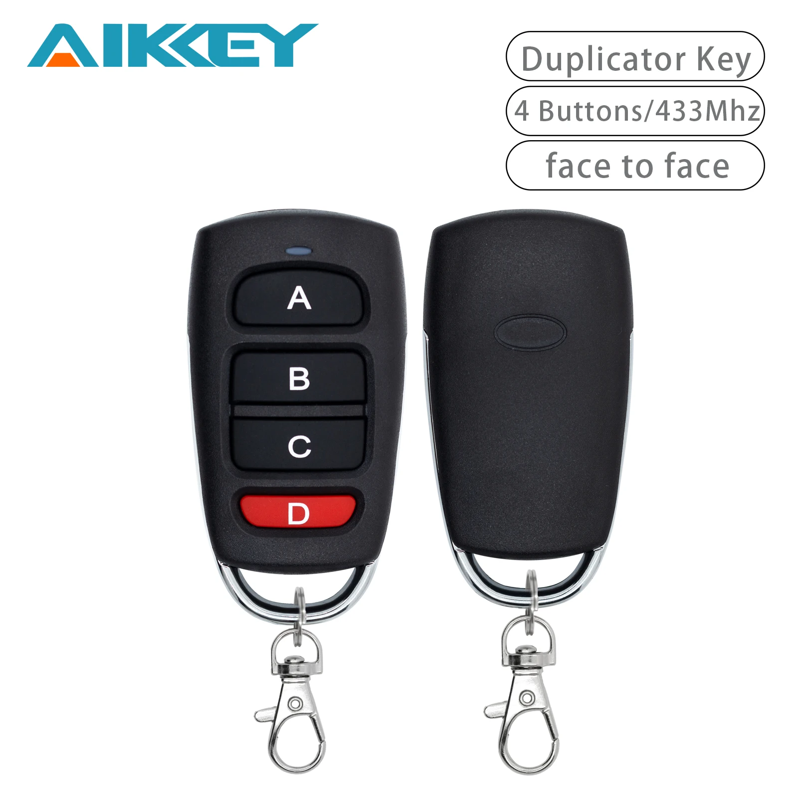 Wireless RF 433mhz Remote Control Copy Code Garage Door Gate Duplicator Clone Key Remote Opener Fixed Code