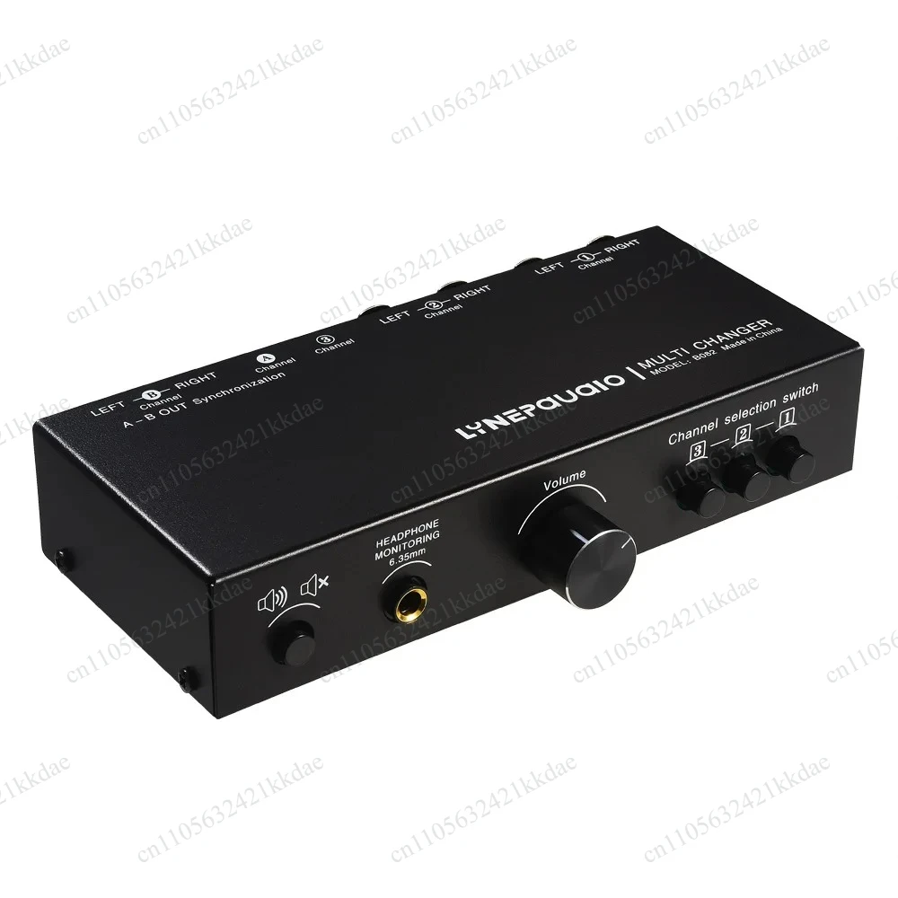 3 Input 3 Output Audio Signal Selector Switcher Balanced Line Switcher Active Speaker Volume Regulator Fully Balanced Passive