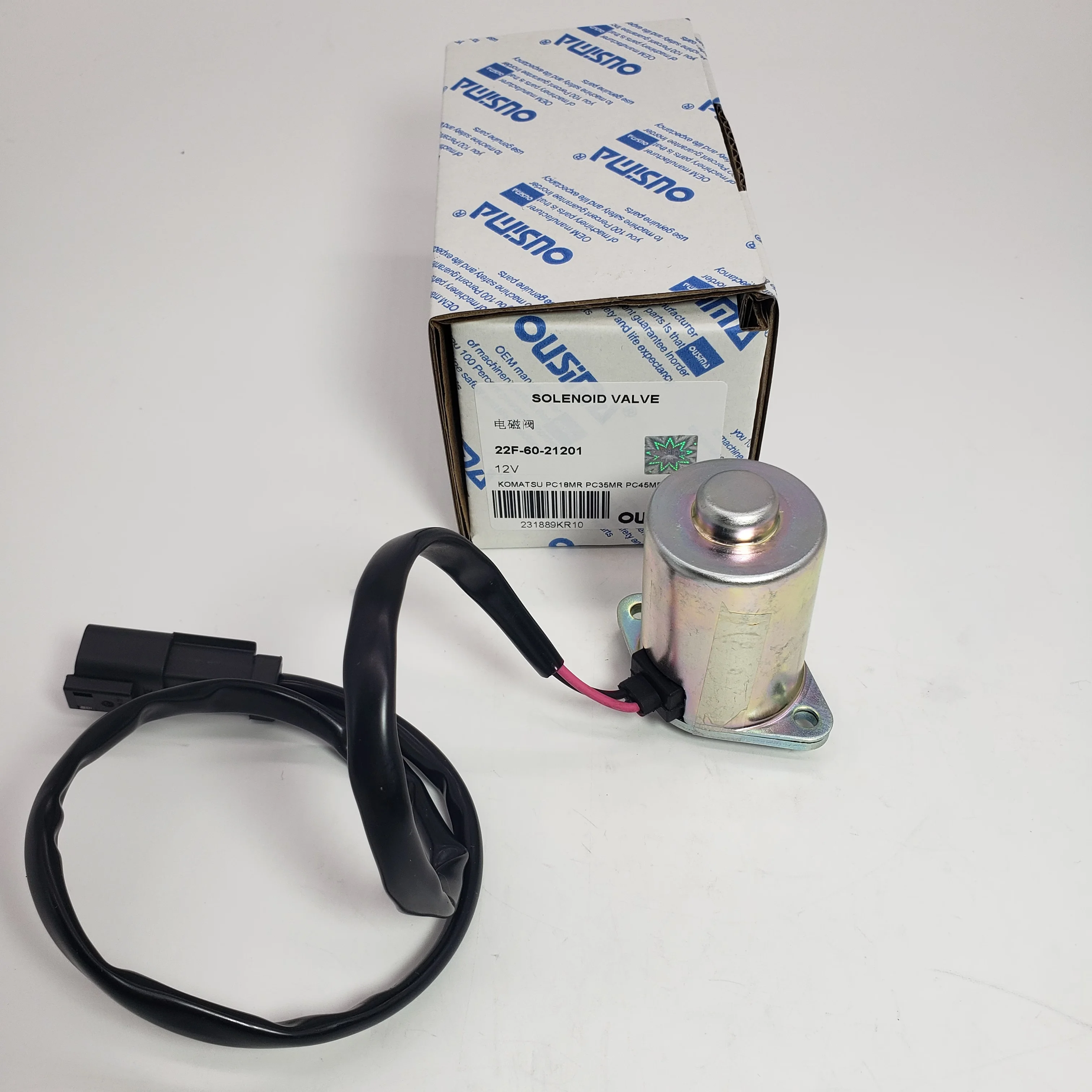 

Электромагнитный поворотный клапан OUSIMA 22F-60-21201 12V для KOMATSU PC18MR PC35MR PC40MR PC55MR