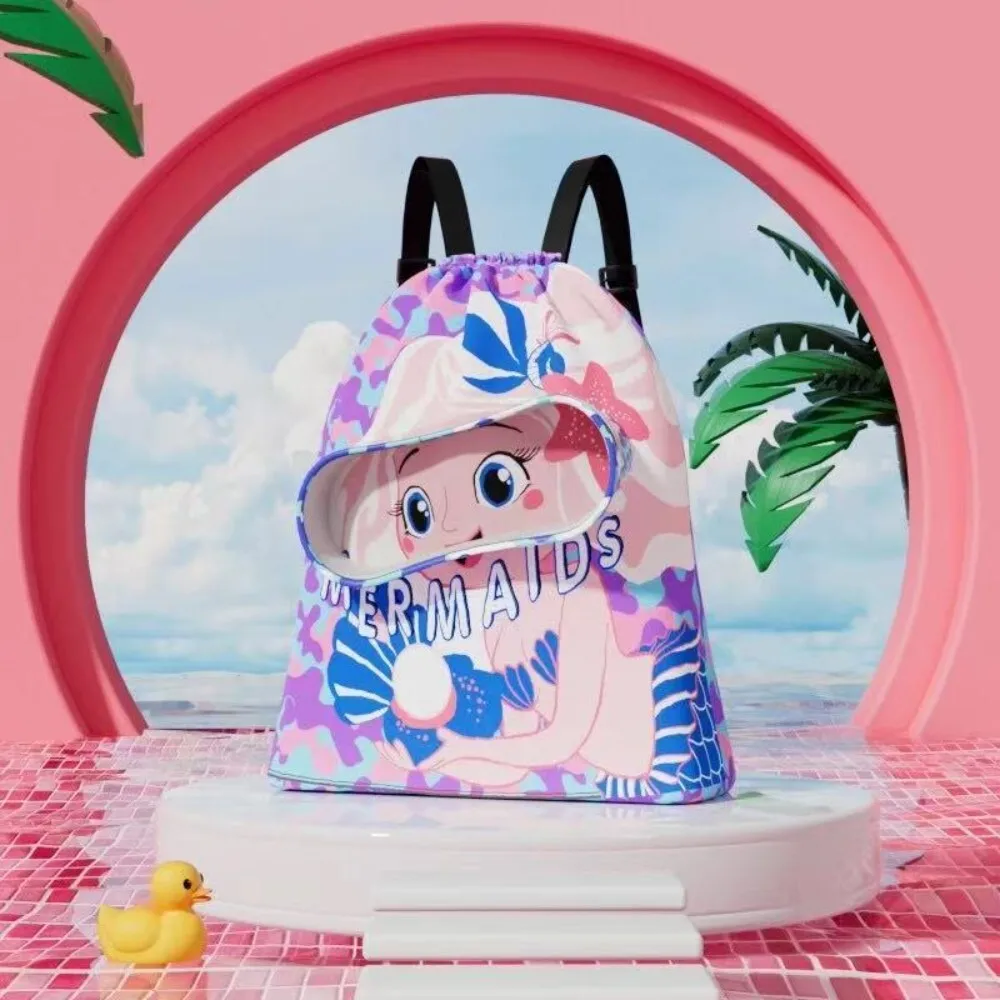 

Summer Kids Waterproof Swim Bath Towel Storage Backpack for Dry Wet Separation Outdoor Sports Travel Pool Beach Activities