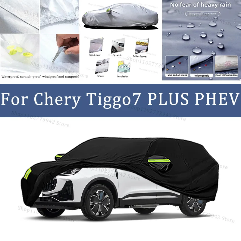 

Car Cover Protection Sunscreen Heat Insulation Dust Resistant Scratch For Chery Tiggo7 PLUS PHEV Car Exterior Accessories
