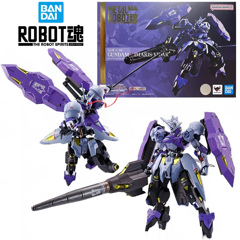 

Bandai металлический робот-алкоз Gundam Kimaris Vidal, сирота с железной кровью, 14 см, оригинальная экшн-фигурка аниме, коллекция игрушек и подарков