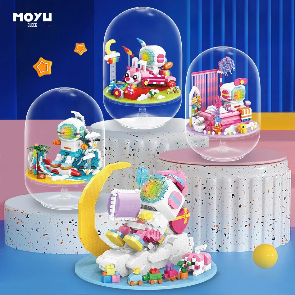 Micro briques blocs de construction à petites particules pour garçons filles enfants jouets éducatifs bricolage cadeaux décor à la maison chine espace homme jouets