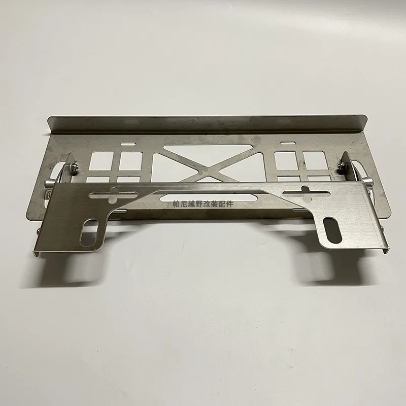 For Toyota FJ cruiser license plate frame winch mouth translation license plate frame with bumper license plate frame